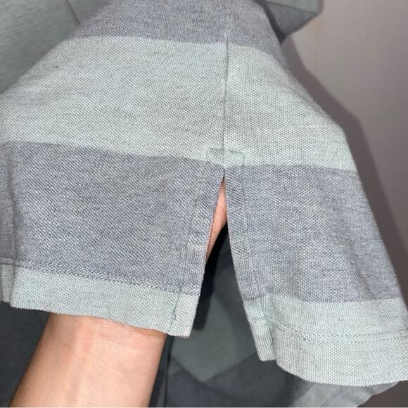 Brunello Cucinelli Striped Cotton Polo Shirt - Picture 6 of 9